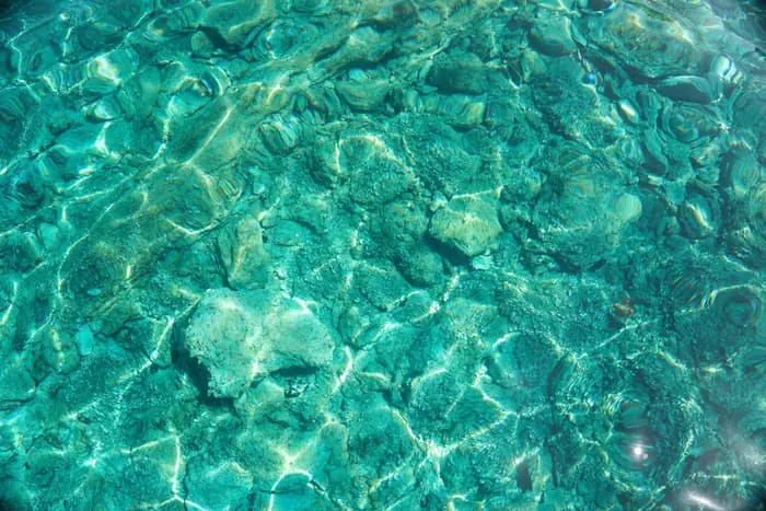 Calm bay and clear water along the Dalmatian coast